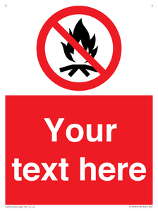 Custom prohibition No campfire